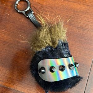MCM Fur Bag Charm